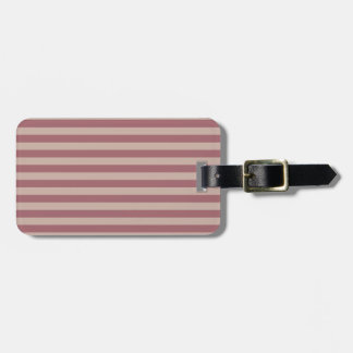 Pink Stripes Luggage Tag