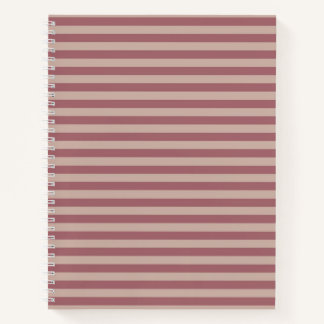 Pink Stripes Notebook