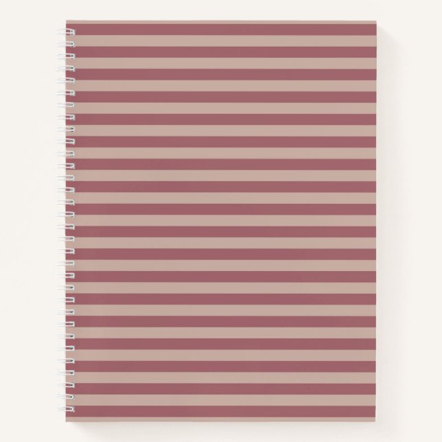 Pink Stripes Notebook (Front)