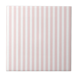 Pink Stripes Pattern Minimal Modern Spring Summer Tile