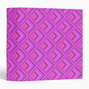 Pink stripes scale pattern binder
