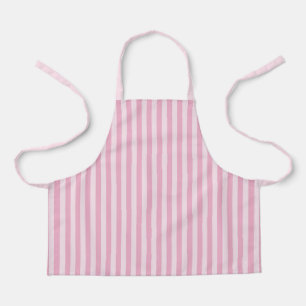 Pink Stripes Seamless Pattern Apron