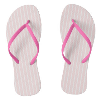 Pink stripes slippers flip flops