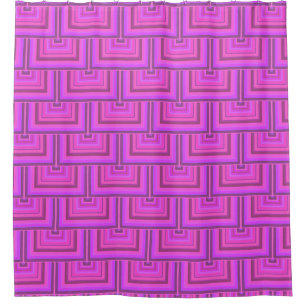Pink stripes square scales pattern