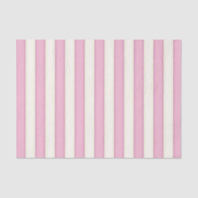 Pink Stripes Victorian Fairytale Princess Tissue P Tissue Paper (Front)