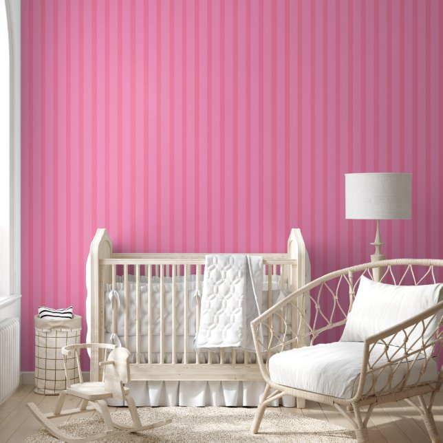 Pink Stripes Wallpaper (Kids)