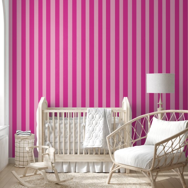 Pink Stripes  Wallpaper (Kids)