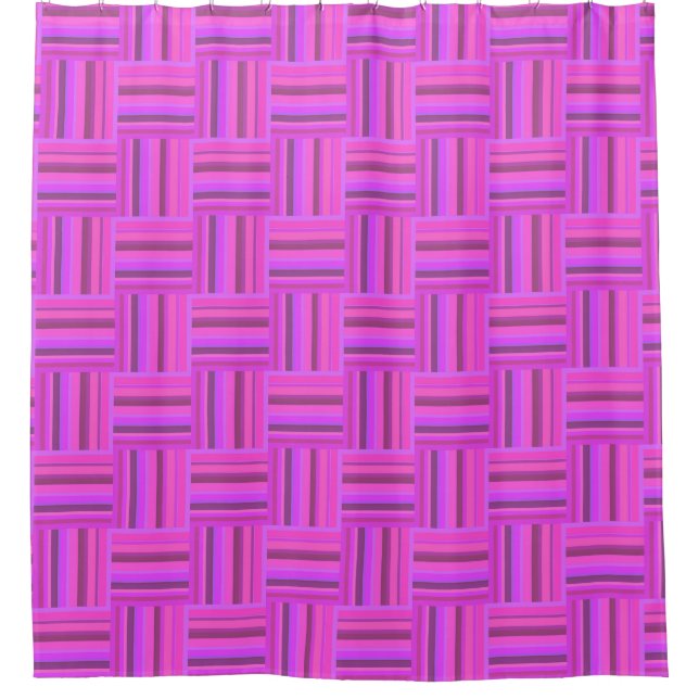 Pink stripes weave pattern (Front)