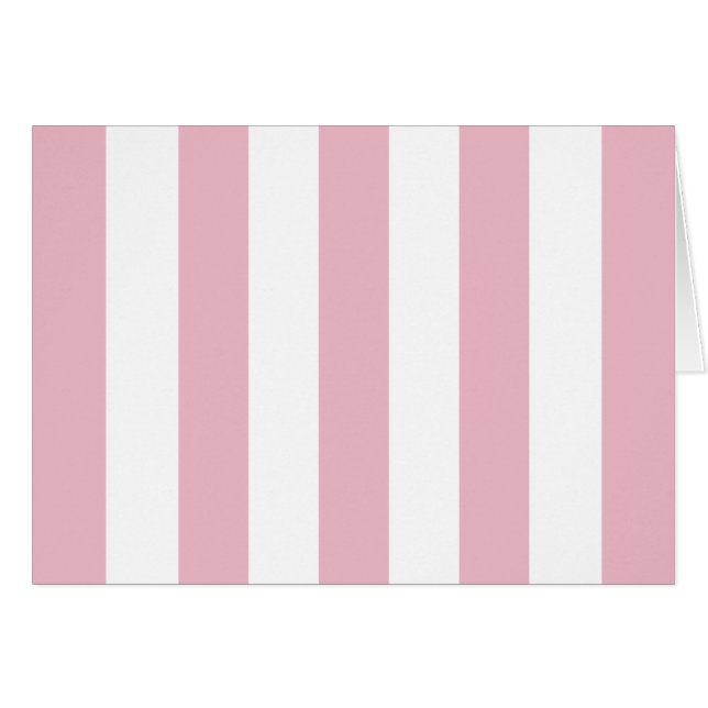Pink Stripes, White Stripes, Striped Pattern (Front Horizontal)