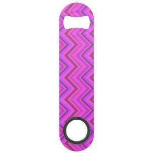 Pink stripes zigzag pattern bar key
