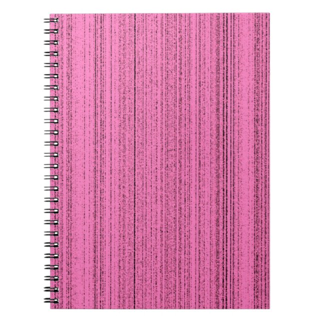 Pink Strips Notebook (Front)