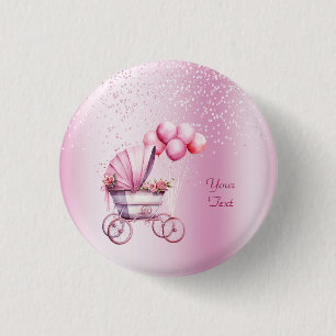 Pink Stroller Button