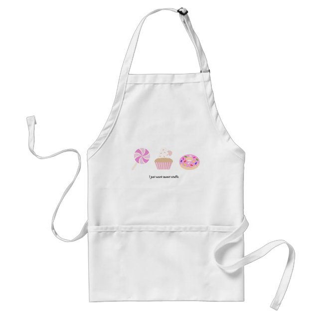 Pink stuffs apron (Front)
