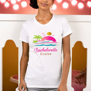 Pink Stylish Bachelorette Party T-Shirt