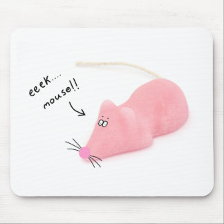 pink sugar mouse "eeek mouse" novelty mouse mat