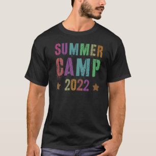 Pink Summer Camp 2022 For Friends & Mates To Sign  T-Shirt
