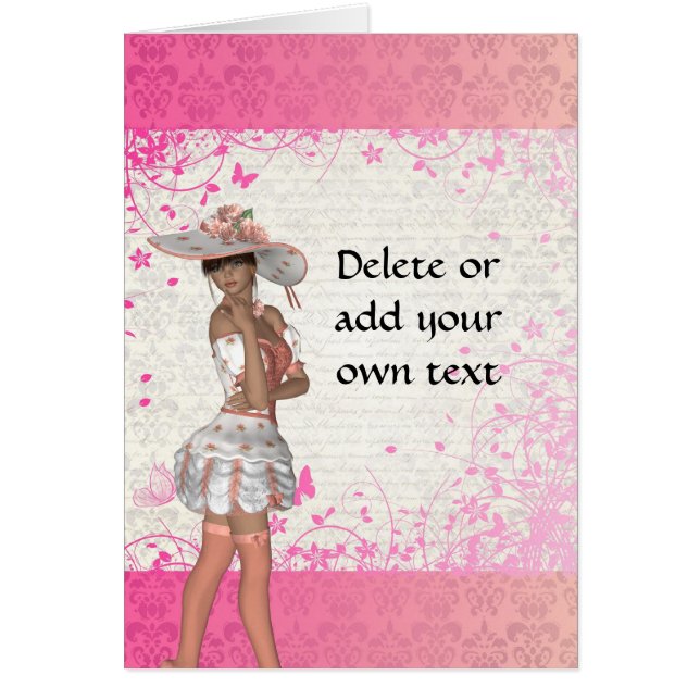 Pink summer girl (Front)