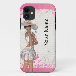 Pink summer girl iPhone 11 case