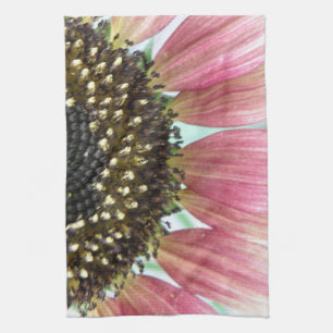 Pink Sunflower Kitchen Towel