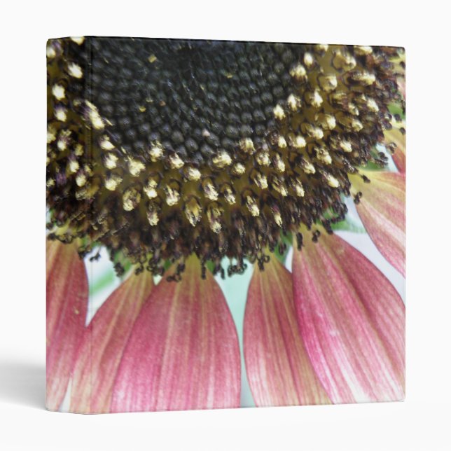 Pink Sunflower Photograph Album Binder (Front/Spine)
