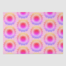 Pink Sunflower Tissue Paper