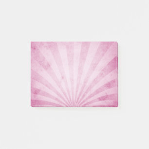 Pink Sunrays Post-it Notes