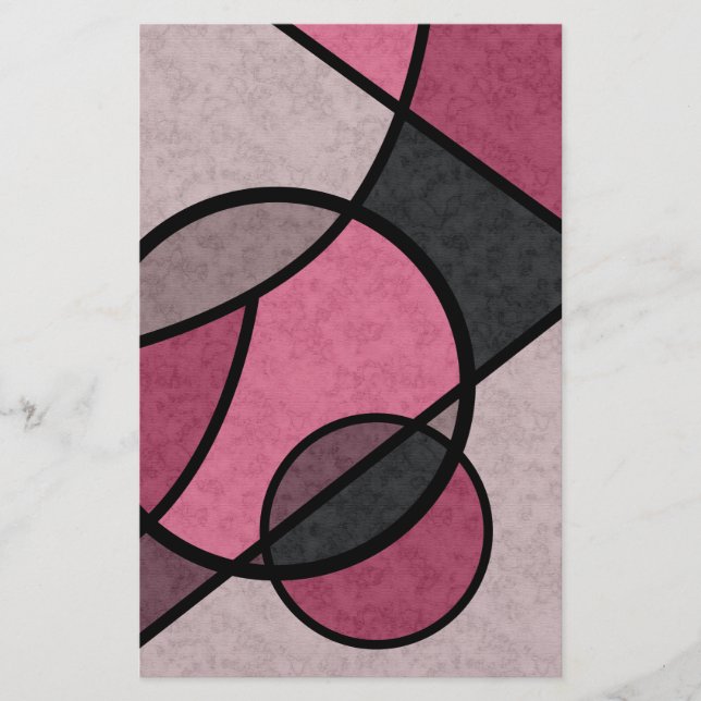 Pink Sunrise , abstract Flyer (Front)