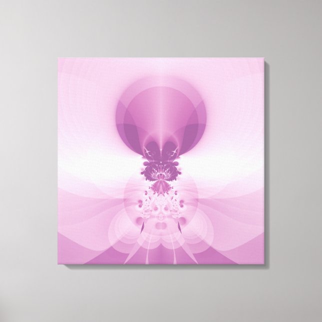 Pink Sunrise Canvas Print (Front)