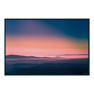 Pink Sunrise Hot Springs National Park, Arkansas Poster