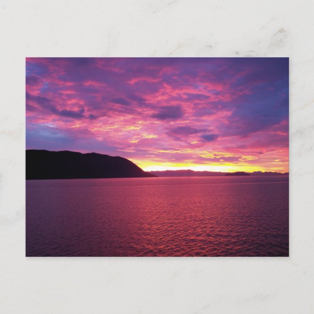 Pink Sunrise Postcard (Front)