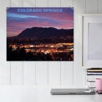 Pink Sunset Over Colorado Springs