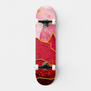 Pink Sunset Skateboard