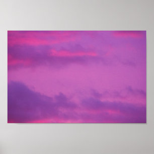 Pink Sunset Sky, Ohio. Poster
