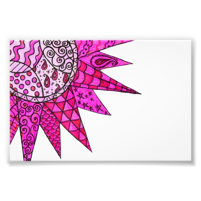 Pink Sunshine - photographic print (Front)