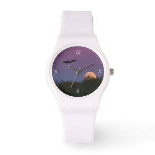 Pink Supermoon Eagle Watch