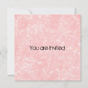 Pink Surprise Baby Shower Invitation