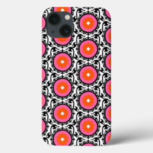 Pink Suzani Pattern iPhone 13 Case