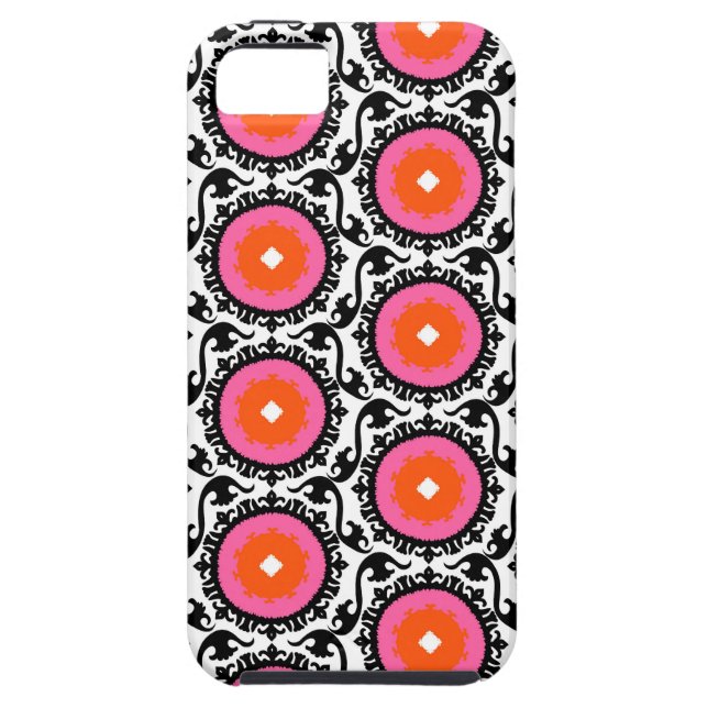 Pink Suzani Pattern Case-Mate iPhone Case (Back)