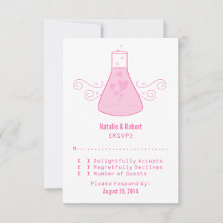 Pink Sweet Chemistry Response Card