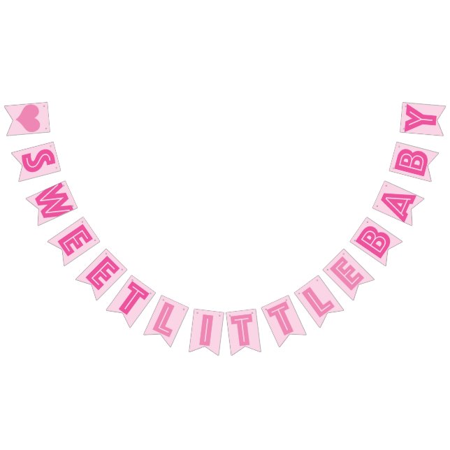 PINK ❤ SWEET LITTLE BABY ❤ GIRL SIGN (All)