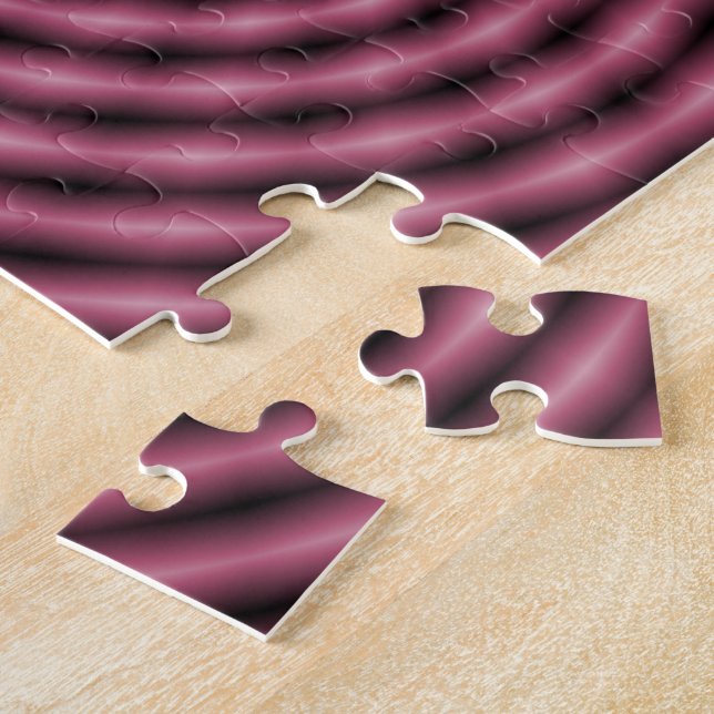 Pink Swirl Jigsaw Puzzle (Side)