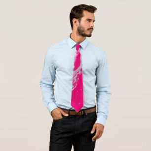 Pink Swirl Tie