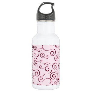 Pink Swirls 532 Ml Water Bottle