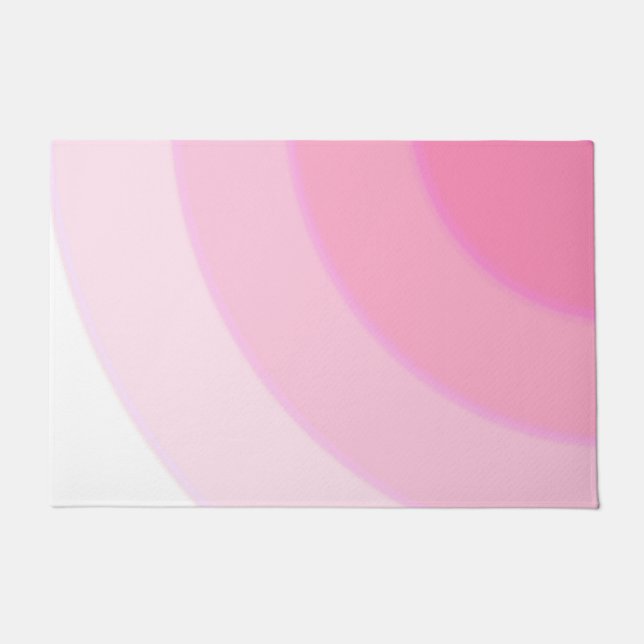 Pink Swirls  Doormat (Front)