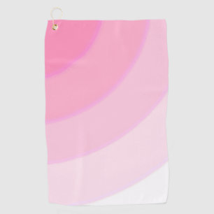 Pink Swirls Golf Towel
