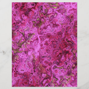 Pink Swirly Marble Bulk Scrapbook Paper Pages