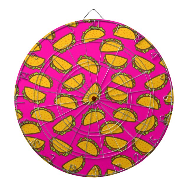 pink tacos dartboard (Front)