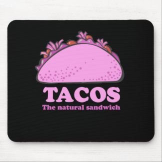 PINK TACOS MOUSE PAD