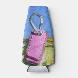 Pink Tag Bottle Cooler