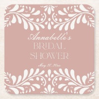 Pink Talavera Tile Spanish Fiesta Bridal Shower